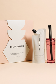 Celia Loves Diffuser Gift Set - Sea Salt & Coconut Lime