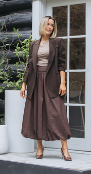 Aria Skirt - Chocolate