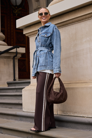 PRE-ORDER Noah Wide Pant - Luxe Dark Chocolate