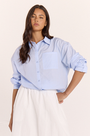 Emily Shirt - Blue Stripe