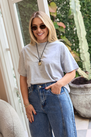 Carter Tee - Grey Marle