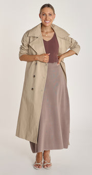 Fallon Trench Coat - Beige