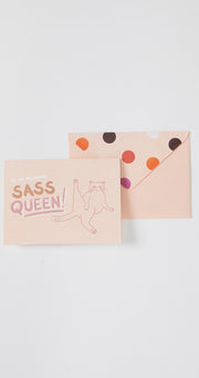 Sass Queen Greeting Card