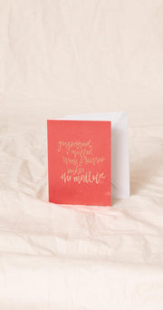 Gingerbread Greeting Card