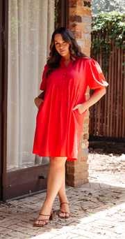 Madison Dress - Red