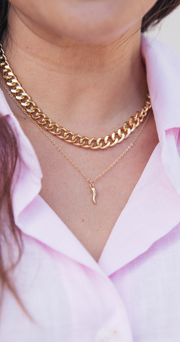 Chilli Necklace - Gold