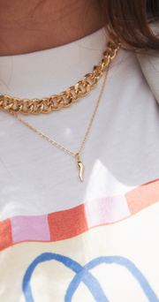 Chilli Necklace - Gold