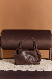 Gloria Handle Bag - Chocolate