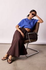 Hallie Skirt - Chocolate