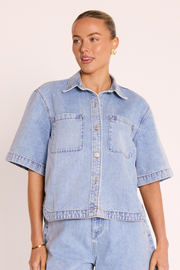 Hazel Shirt - Summer Blue
