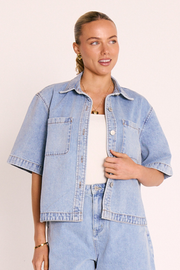 Hazel Shirt - Summer Blue