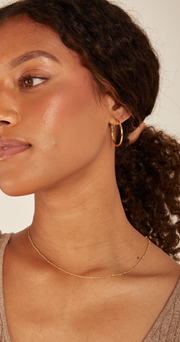 Serena Hoop Earrings - Gold
