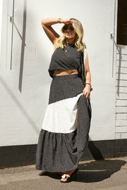 Luna Skirt - Black Spot