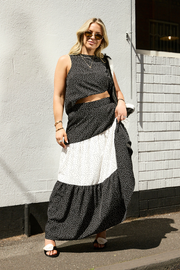 Luna Skirt - Black Spot