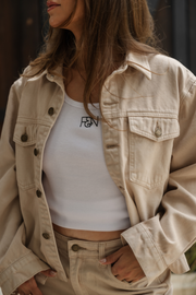 Cassie Long Sleeve Shirt - Dune