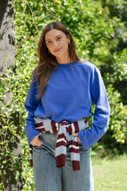Carter Long Sleeve Tee - Cobalt