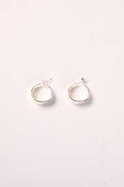 Bella Hoop Earrings - Silver