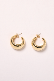 Lily Hoop Earrings - Gold
