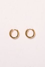 Sienna Medium Hoop Earrings - Gold