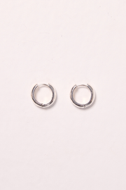Sienna Small Hoop Earrings - Silver