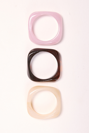 Jasmine Bangle - Dark Tort