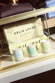Celia Loves Trio Candle Set - Field Notes