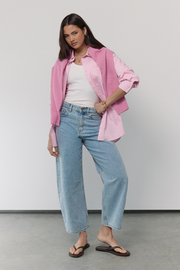 Lola Barrel Jean - Summer Blue