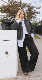 Jordan Denim Bomber - Black