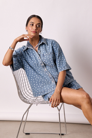 Violet Short Sleeve Shirt - Denim Spot