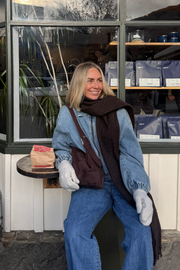Harrie Denim Bomber - Washed Blue