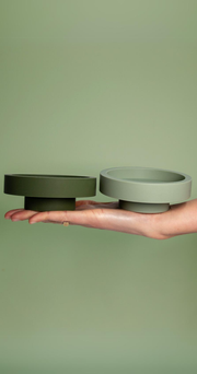 Silicone Candle Holders - Sage Olive