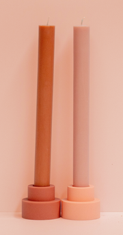 Silicone Candle Holders Small - Terra Peach