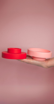 Silicone Candle Holders - Cherry Blush