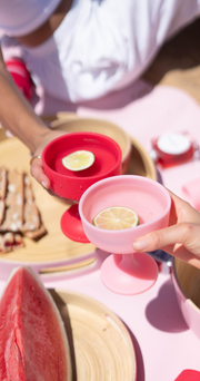 Silicone Cocktail Glasses - Cherry Blush