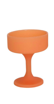 Silicone Cocktail Glasses - Peach Petal