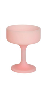 Silicone Cocktail Glasses - Peach Petal