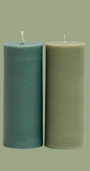 Soy Blend Unscented Candles - Sage Olive