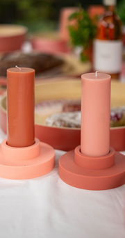 Silicone Candle Holders - Terra Peach