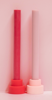 Soy Blend Unscented Candles Tall - Cherry Blush