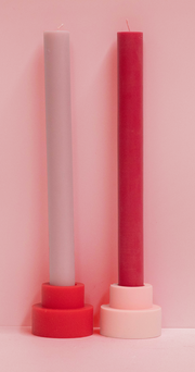 Silicone Candle Holders Small - Cherry Blush