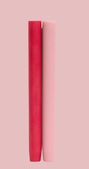Soy Blend Unscented Candles Tall - Cherry Blush
