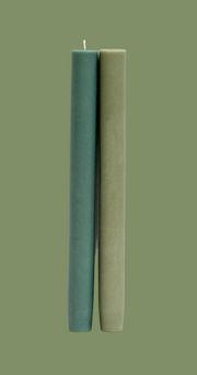 Soy Blend Unscented Candles Tall - Sage Olive