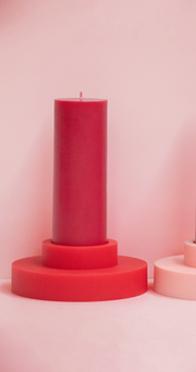 Silicone Candle Holders - Cherry Blush