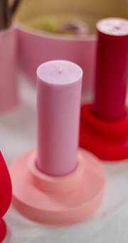 Soy Blend Unscented Candles - Cherry Blush