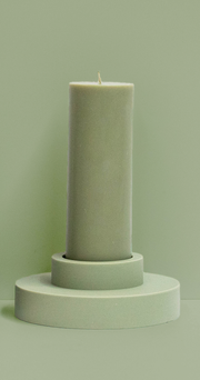 Silicone Candle Holders - Sage Olive