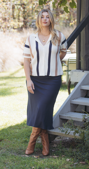 Riley Skirt - Navy