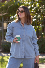 Romy Shirt - Soft Blue