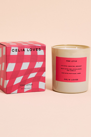 Celia Loves Candle - Pink Lotus