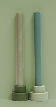 Soy Blend Unscented Candles Tall - Sage Olive