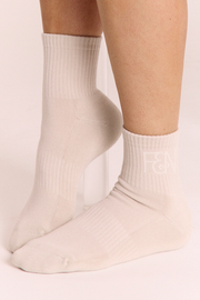 F&N Signature Ankle Socks - Mocha